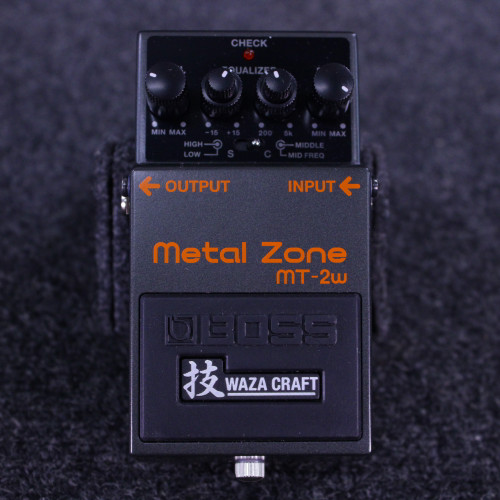 Vist Large View of Product Image Which is Used Boss MT-2W METAL ZONE WAZACRAFT Distortion Pedal