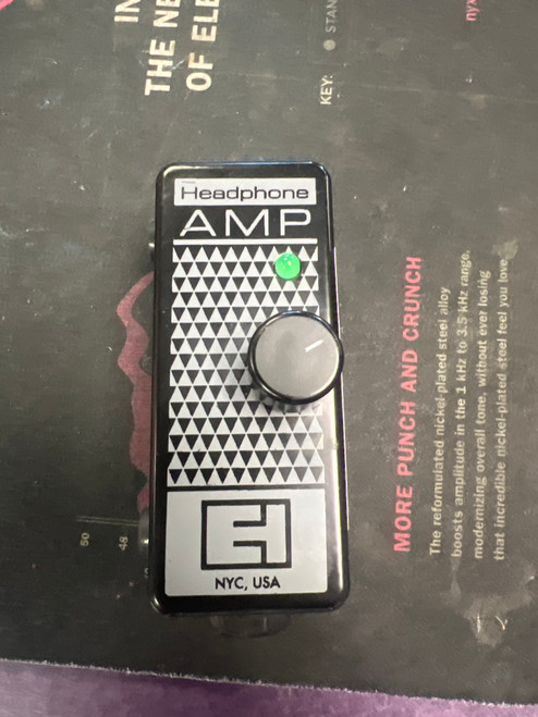 Vist Large View of Product Image Which is Used Electro Harmonix (E/H) HEADPHONE AMP Guitar Effects Pedal
