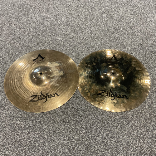 Vist Large View of Product Image Which is Used ZILDJIAN A CUSTOM 14 INCH MASTERSOUND HI HATS Cymbals