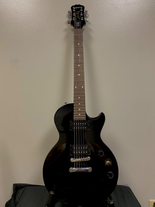 Vist Large View of Product Image Which is Used Epiphone LES PAUL SPECIAL-II LE LP Type Electric Guitar Black 6-String