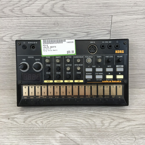 Vist Large View of Product Image Which is Used Korg VOLCA BEATS Compact Drum Machine
