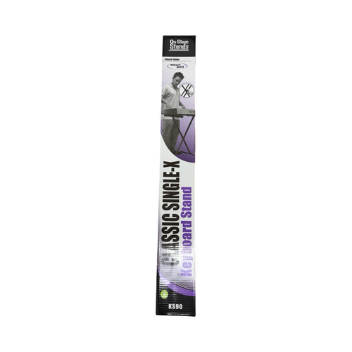Vist Large View of Product Image Which is New ON STAGE KS9O CLASSIC SINGLE X KEYBOARD STAND