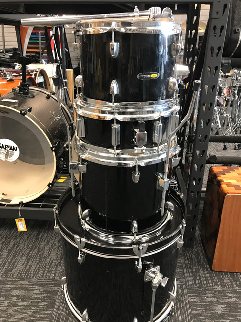Vist Large View of Product Image Which is Used Sound Percussion 4 PIECE SHELL PACK Drum Shell Kit Black