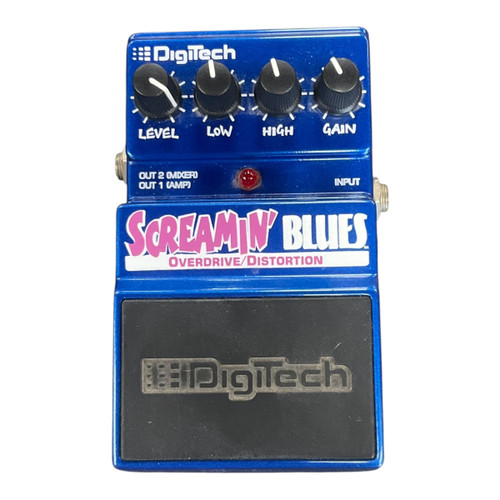 Vist Large View of Product Image Which is Used Digitech Screamin Blues Overdrive Pedal