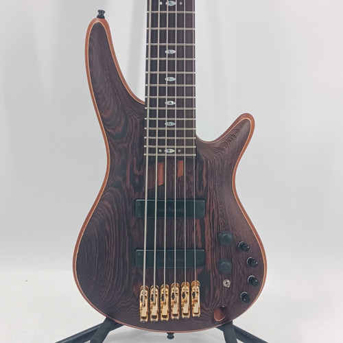 Vist Large View of Product Image Which is Used Ibanez PRESTIGE 6 Bass Guitar Wood 6-String