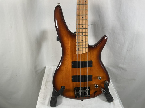 Vist Large View of Product Image Which is Used Ibanez SRM370 Bass Guitar Sunburst 4-String