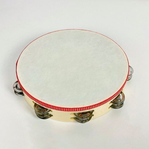 Vist Large View of Product Image Which is Used Trophy First Note 10IN Tambourine