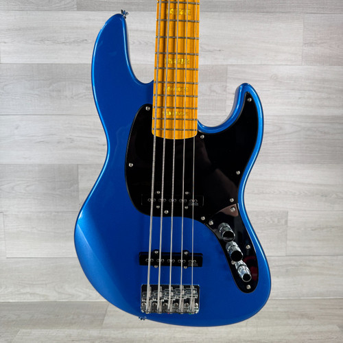 Vist Large View of Product Image Which is Used Markbass MB GV 5 GOG Passive Bass Guitar - Blue Sky - 5-string - Gig Bag Included