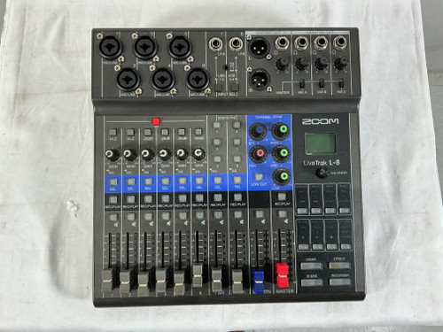 Vist Large View of Product Image Which is Used Zoom LIVETRACK L-8 Mixing Console