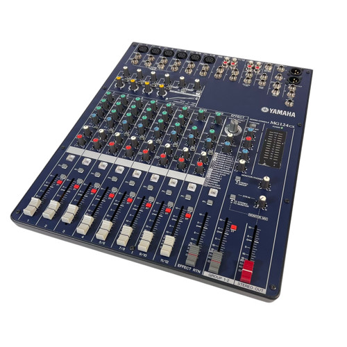 Vist Large View of Product Image Which is Used Yamaha MG124CX 12-Channel Analog Mixing Console with Effects