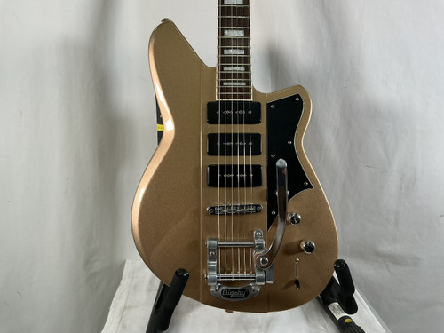 Vist Large View of Product Image Which is Used Reverend WARHAWK 390 GOLD ZACK SCOTT LOVE ZSL Offset Double Cutaway Electric Guitar Goldtop 6-String