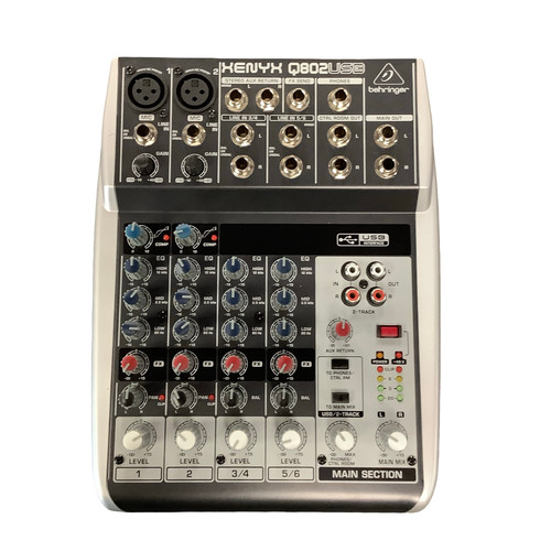 Vist Large View of Product Image Which is Used Behringer XENYX 802 USB Mixer