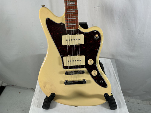 Vist Large View of Product Image Which is Used Harley Benton JA-60 Offset Double Cutaway Electric Guitar Yellow 6-String