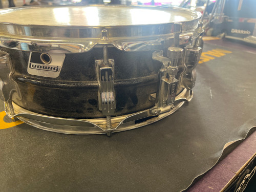 Vist Large View of Product Image Which is Used Ludwig ACROLITE BLACK GALAXY Metal Snare Drum 14"