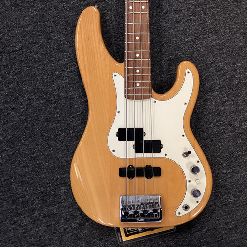 Vist Large View of Product Image Which is Used Fender PRECISION BASS PLUS P Type Bass Guitar Natural 4-String