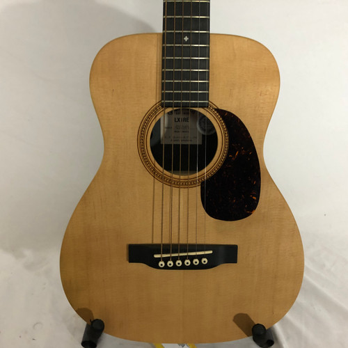 Vist Large View of Product Image Which is Used Martin LX1RE Solid Top Acoustic Guitar Natural