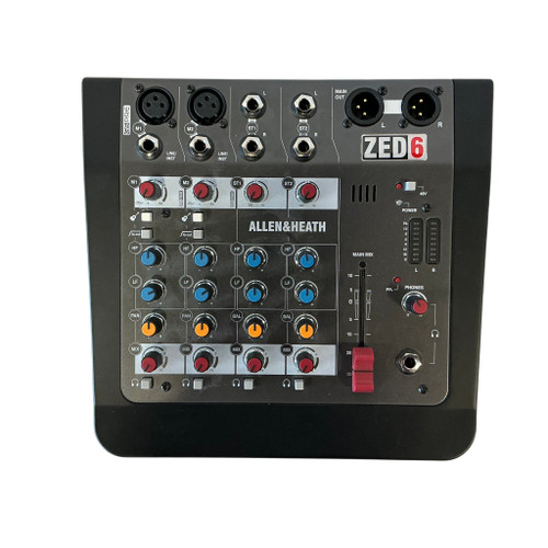 Vist Large View of Product Image Which is Used Allen & Heath ZED6 W/AC Compact Mixer