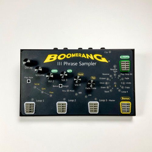 Vist Large View of Product Image Which is Used Boomerang III Phrase Sampler Looper Pedal