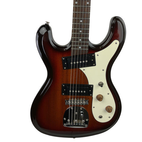 Vist Large View of Product Image Which is Used Eastwood HI-FLYER PHASE 4 Double Cut Electric Guitar Sunburst 6-String