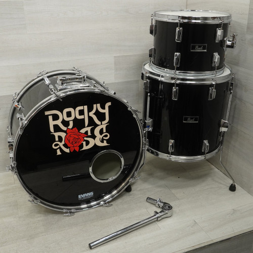 Vist Large View of Product Image Which is Used Pearl 4pc Drum Shell Kit Black