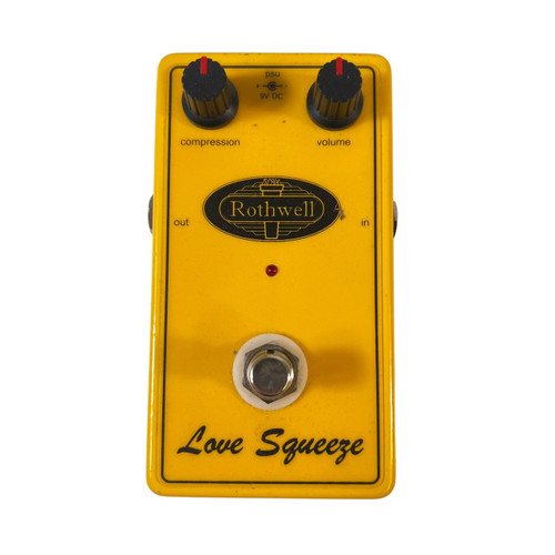 Vist Large View of Product Image Which is Used Rothwell Love Squeeze Compressor Guitar Effects Pedal