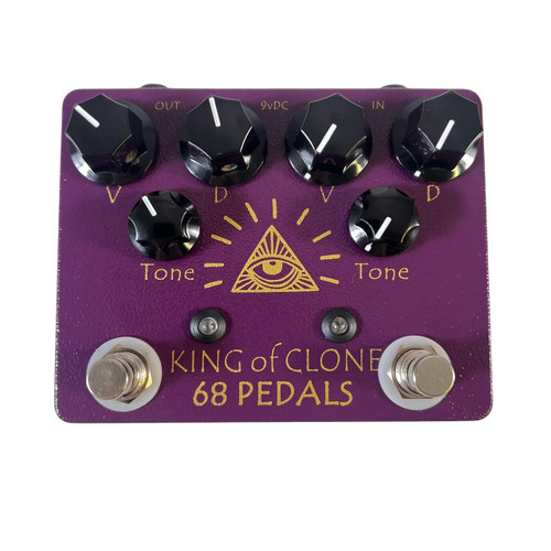 Vist Large View of Product Image Which is Used 68 Pedals King of Clone Dual Overdrive Guitar Effects Pedal