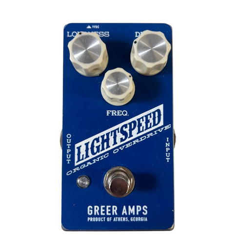 Vist Large View of Product Image Which is Used Greer Amps Lightspeed Organic Overdrive Guitar Effects Pedal