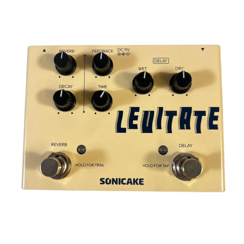 Vist Large View of Product Image Which is Used Sonicake Levitate Delay & Reverb Guitar Effects Pedal