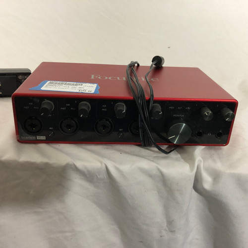 Vist Large View of Product Image Which is Used Focusrite SCARLETT 18I8 3RD GEN Computer Interface 4 A/D Recording Inputs