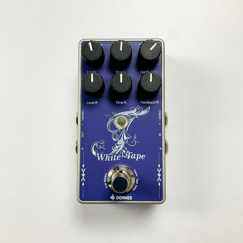 Vist Large View of Product Image Which is Used Donner White Tape Delay Pedal
