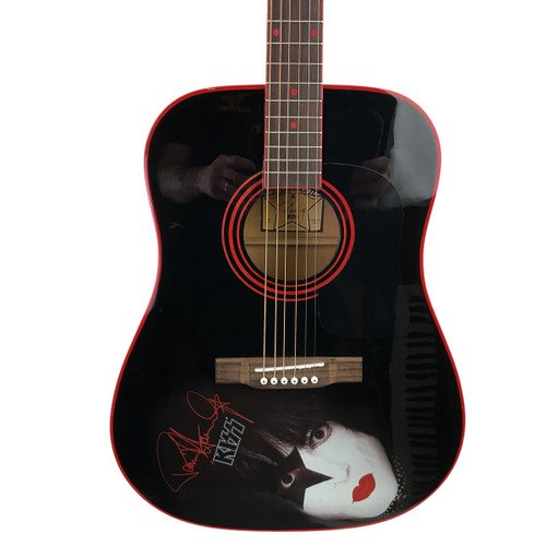 Vist Large View of Product Image Which is Used Washburn PS9B PAUL STANLEY SIGNATURE Laminate Top Acoustic Guitar Black