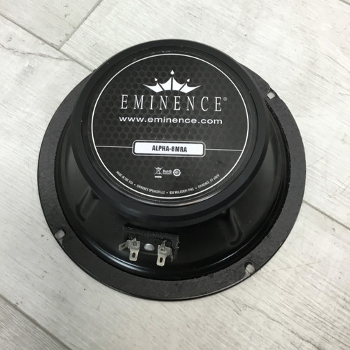 Vist Large View of Product Image Which is Used Eminence Alpha-8RMA 8 Ohm 125w Bass Guitar Speaker