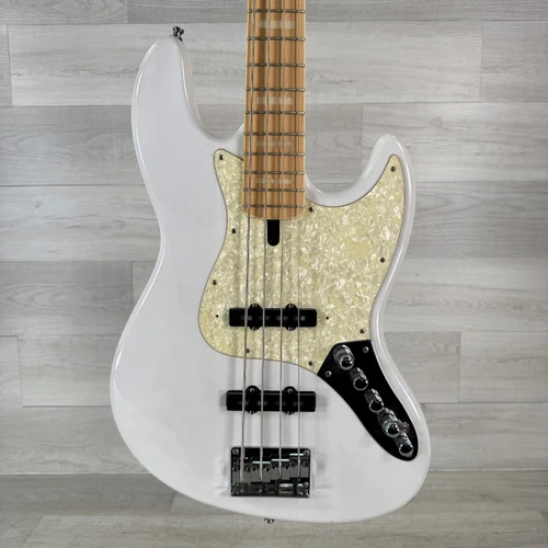Vist Large View of Product Image Which is Used Sire Marcus Miller V7 Bass Guitar - White - 4-string - Gig Bag Included