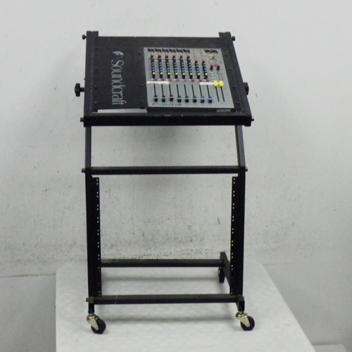 Vist Large View of Product Image Which is Used Soundcraft SPIRIT E6 W/ STAND Mixing Console