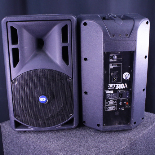 Vist Large View of Product Image Which is Used RCF ART 310A POWERED PAIR Powered Full Range Speaker Cabinet