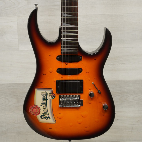 Vist Large View of Product Image Which is Used Pilsner Urquell Electric Guitar Sunburst