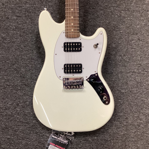 Vist Large View of Product Image Which is Used Squier BULLET MUSTANG HH S Type Electric Guitar White 6-String