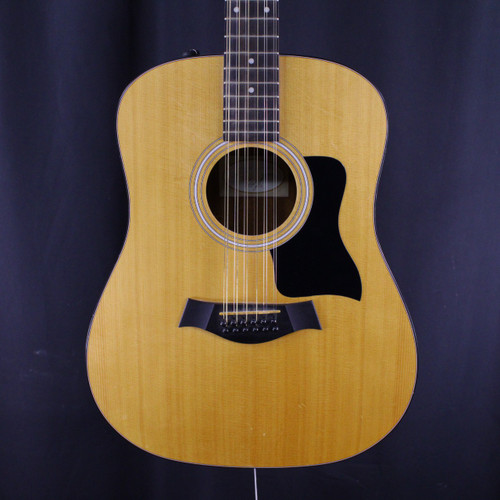 Vist Large View of Product Image Which is Used Taylor 150E 12 STRING ACOUSTIC Solid Top Acoustic Guitar Natural