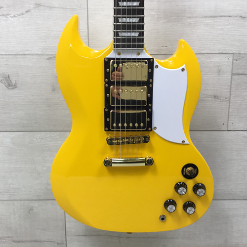 Vist Large View of Product Image Which is Used Firefly Elite FFLGS SG3 Electric Guitar Yellow