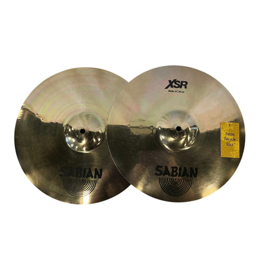 Vist Large View of Product Image Which is Used Sabian 14IN XSR HH Hi Hat Cymbals 14"