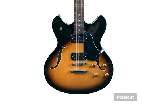 Vist Large View of Product Image Which is Used Oscar Schmidt OE-30/TS Electric Guitar Sunburst 6-String