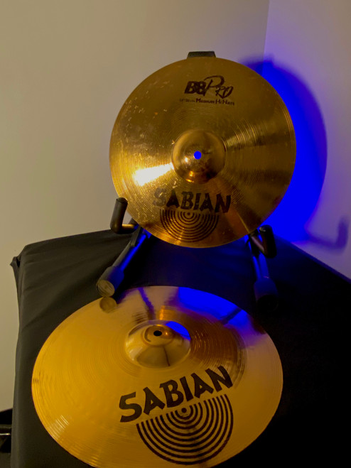Vist Large View of Product Image Which is Used Sabian B8 PRO 14 INCH MEDIUM HATS Hi Hat Cymbals 14"