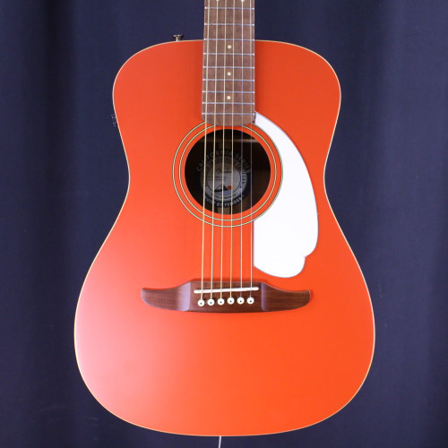 Vist Large View of Product Image Which is Used Fender MALIBU PLAYER Solid Top Acoustic Guitar Red