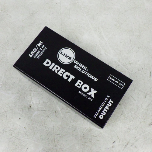 Vist Large View of Product Image Which is Used Live Wire Solutions PDI DIRECT BOX Pro Sound Product