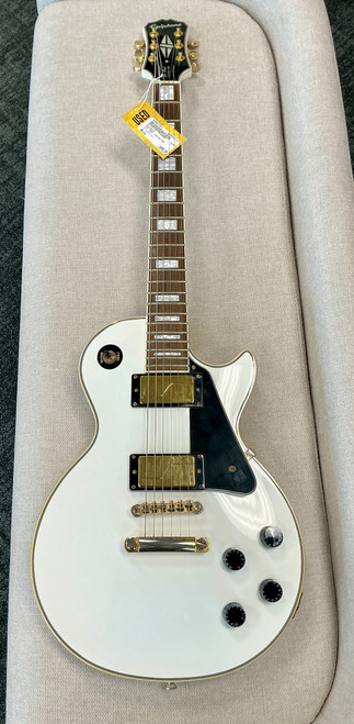 Vist Large View of Product Image Which is Used Epiphone LES PAUL CUSTOM PRO LP Type Electric Guitar White 6-String