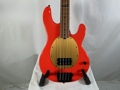 Vist Large View of Product Image Which is Used STERLING BY MUSIC MAN PETE WENTZ Bass Guitar Red 4-String