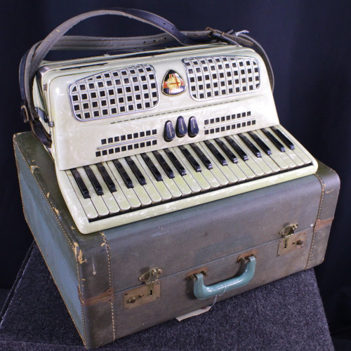 Vist Large View of Product Image Which is Used EXCELSIOR MODEL 306 ACCORDION W/ CASE Accordion
