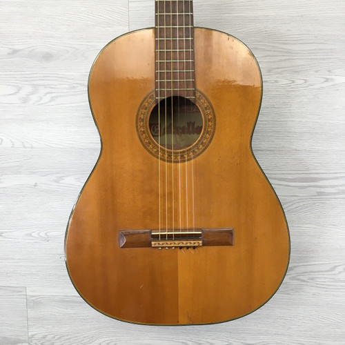 Vist Large View of Product Image Which is Used ESTRELLA CLASSICAL GUITAR MIJ Vintage Laminate Top Acoustic Guitar Wood