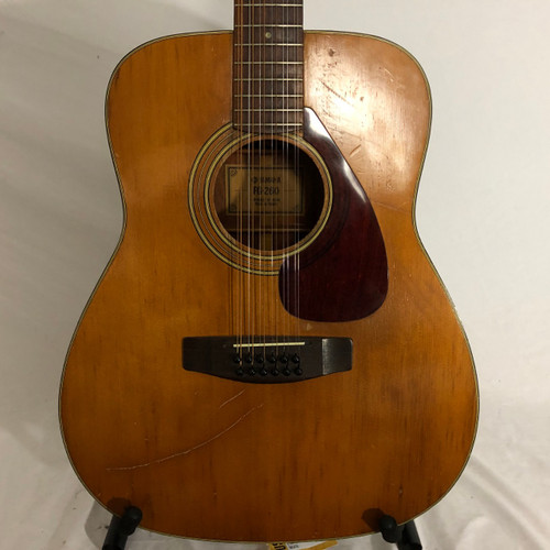 Vist Large View of Product Image Which is Used Yamaha FG-260 Vintage Solid Top Acoustic Guitar Natural