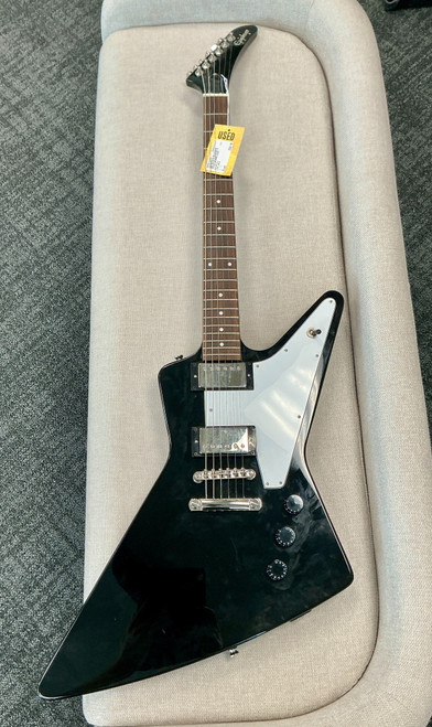 Vist Large View of Product Image Which is Used Epiphone EXPLORER Modern Metal Electric Guitar Black 6-String